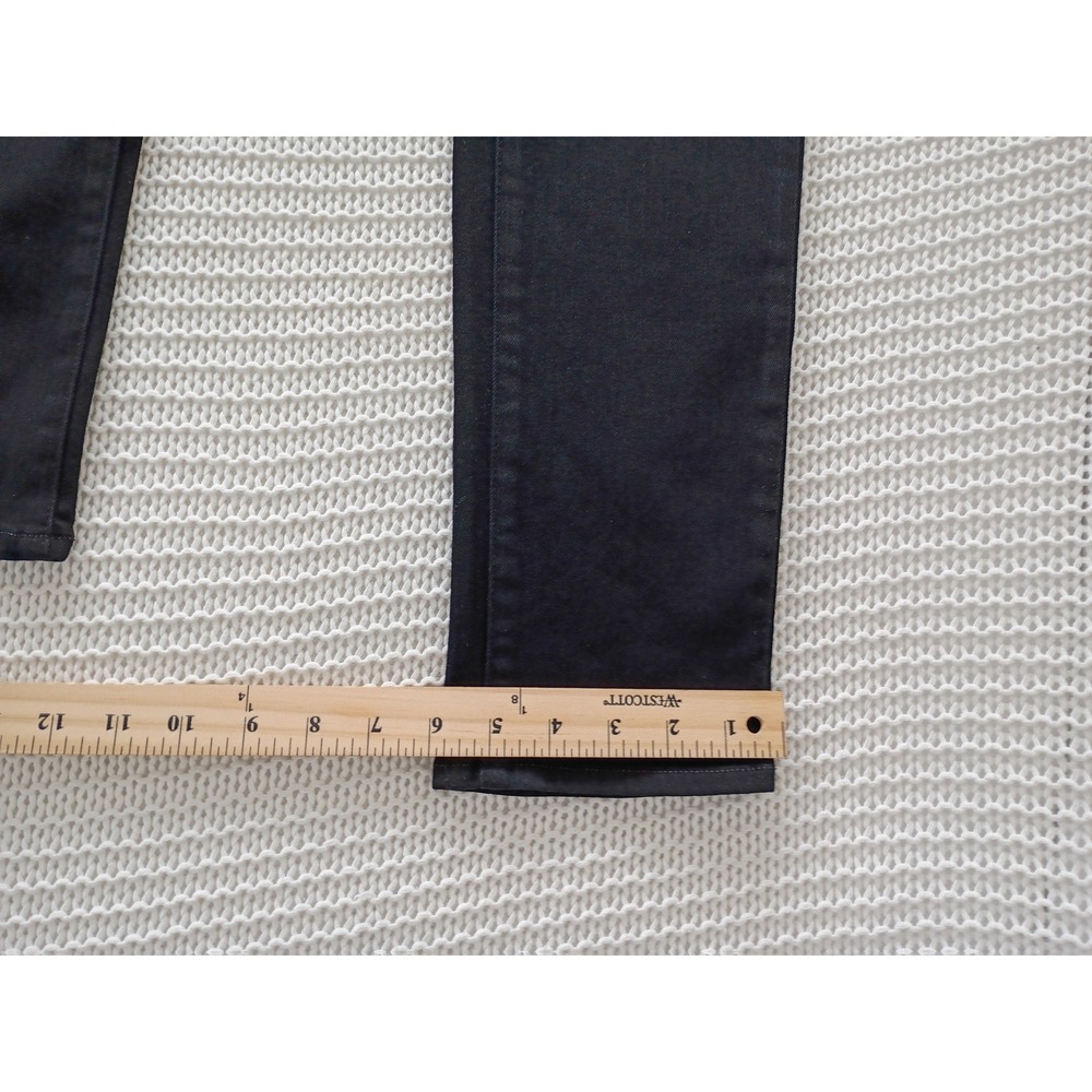 NWT PAIGE Skyline Skinny Jeans 30x31 Black Ink Transcend Denim USA $229 - Picture 8 of 16